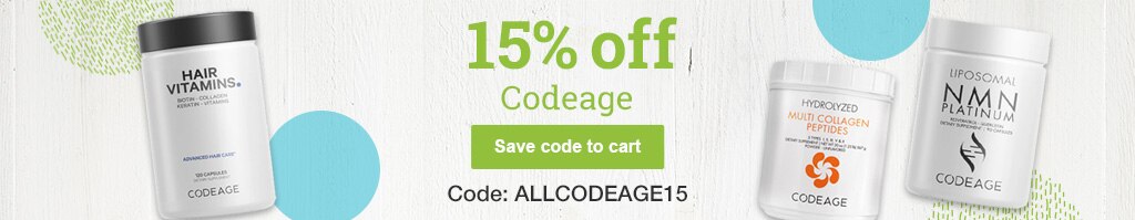 15% off Codeage.
